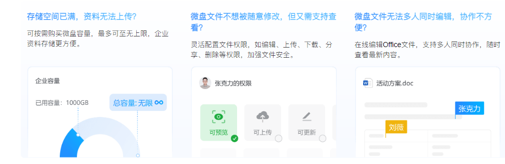 騰訊企業(yè)微信微盤(pán)
